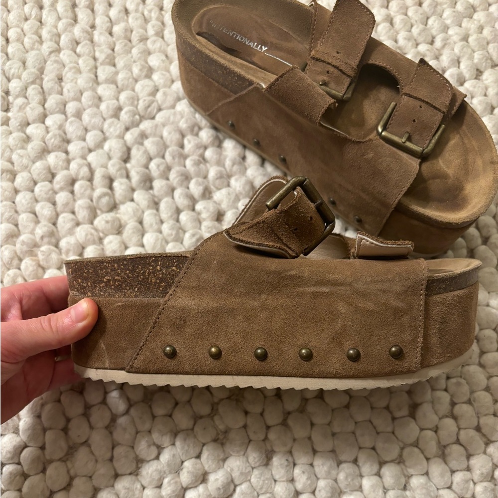 Free People Rule Breaker Platform Sandal